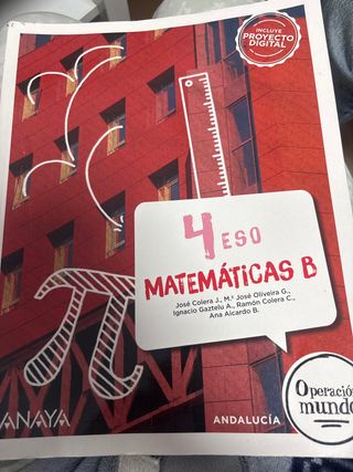 Matemáticas B 4