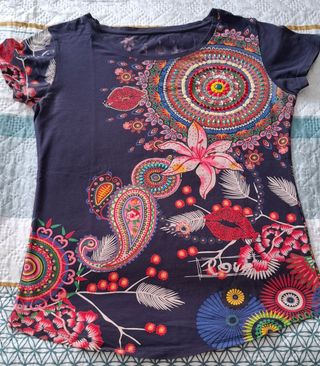 Camiseta Mujer Mandalas Talla M