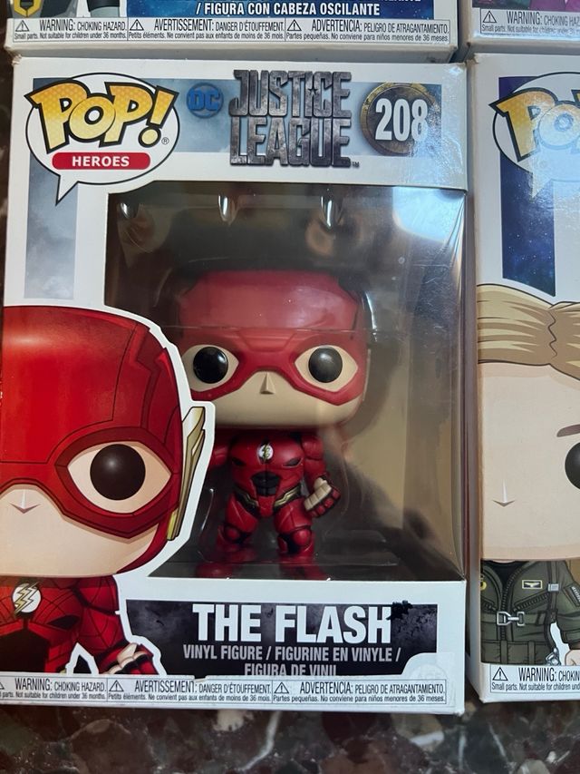 Lote 4 Funko Pop! Avengers, Fortnite, Flash, Marve