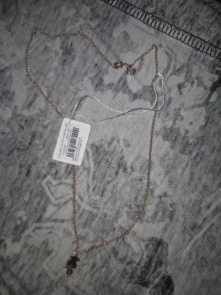 Collar Taley Plata Baño Oro 750