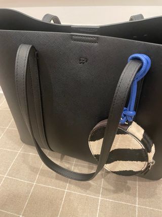 Bolso Shopper Negro Parfois Mujer