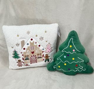 Cojín árbol de Navidad verde