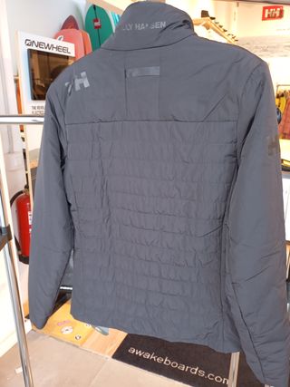 Chaqueta negra acolchada HH