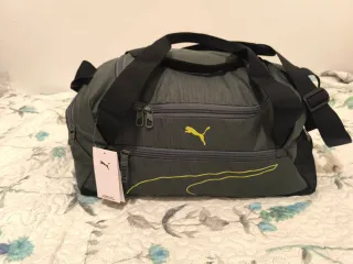 Bolso Deporte Puma Gris y verde limon Unisex