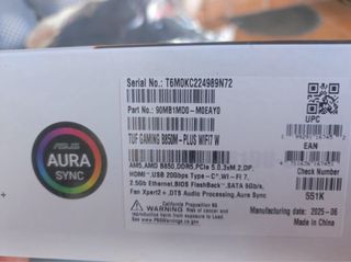 Placa Base ASUS TUF GAMING B850M-PLUS WIFI7 W
