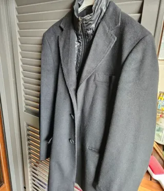 Cappotto uomo nero
