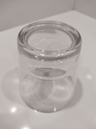 Set 4 Bicchieri Vetro Trasparenti