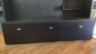 Parete attrezzata Rovere Wengé