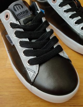 Zapatillas Mustang Action Negro/Plata Talla 36
