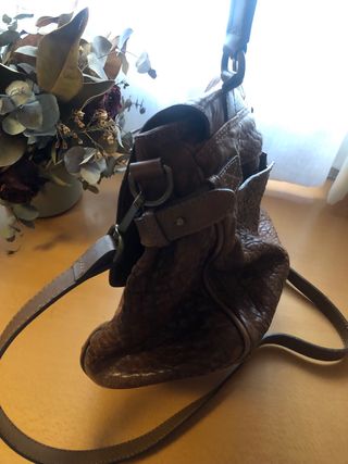 Bolso Massimo Dutti piel marrón
