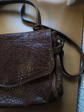 Bolso Massimo Dutti piel marrón