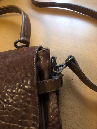Bolso Massimo Dutti piel marrón