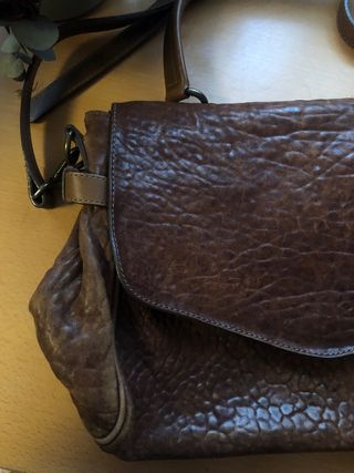 Bolso Massimo Dutti piel marrón