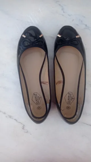 Manoletinas negras Claudia Ghizzani talla 40
