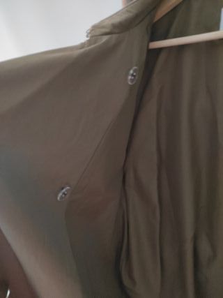 Gabardina Stradivarius Talla M Verde Oliva