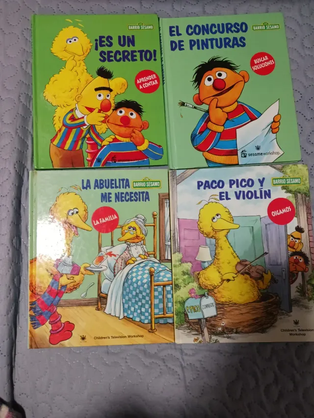 Libros de barrio sesamo 