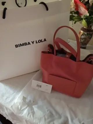 Bolso Bimba y Lola Coral sin estrenar