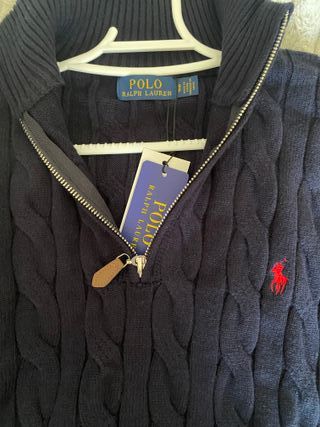 Jersey Polo Ralph Lauren Azul Marino