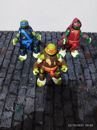 Lote 3 Tortugas Ninja Viacom 2013