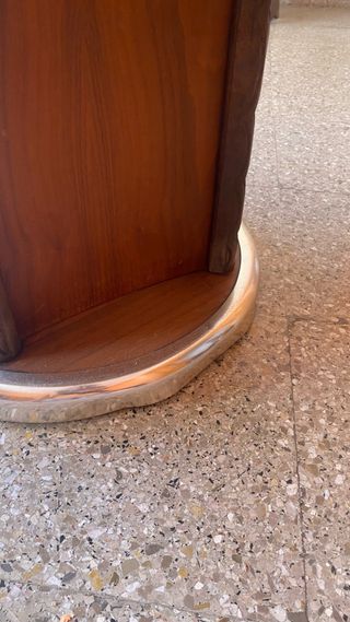 Mesa de comedor de madera maciza + sillas 