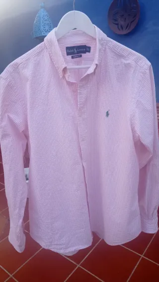 Camisa Ralph Lauren Rosa Hombre