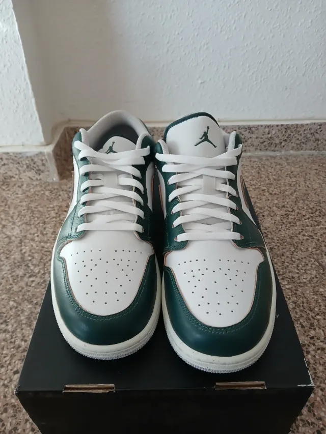 Jordan Air 1 verde e bianco