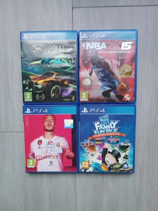 Lote 4 Juegos PS4: Rocket League, NBA 2K15, FIFA 2