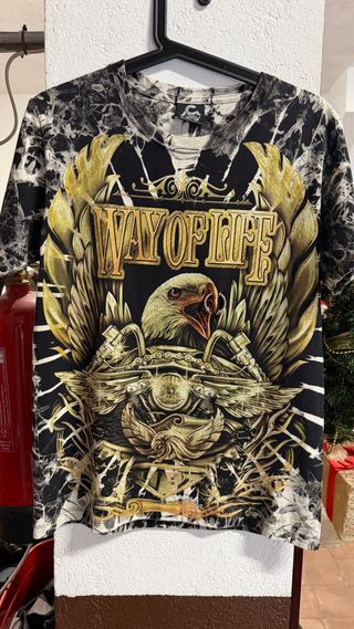 Camiseta motera Way of Life águila
