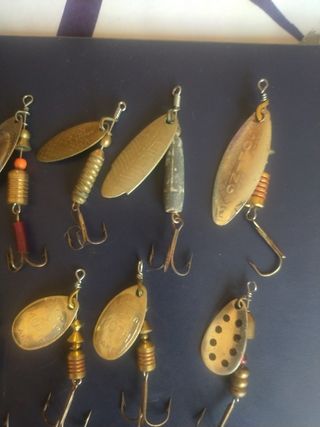 Lote nº1.- 15 Cucharillas Pesca