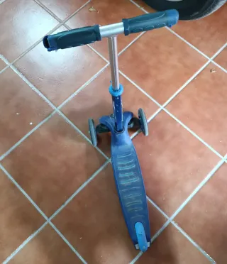 Patinete infantil 3 ruedas azul