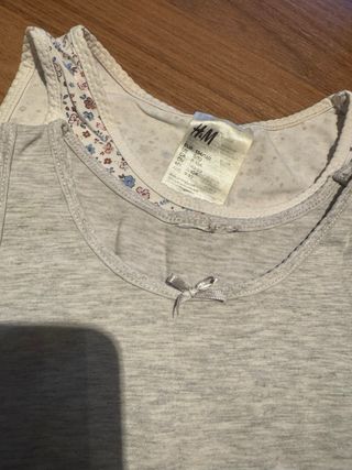 Camisetas interior niña H&M floral