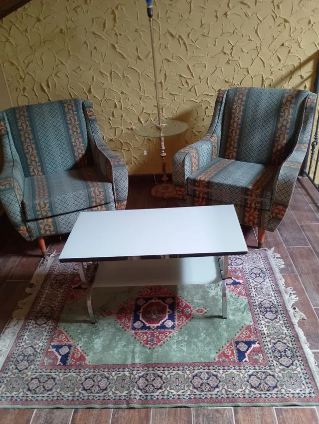 Conjunto 2 Sillones y Mesa Centro