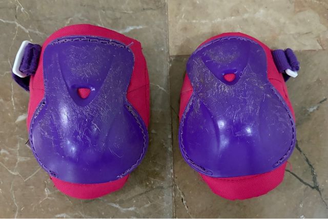 Patines de niña decatlón + protecciones