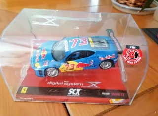 Scalextric Ferrari 360 GTC Digital Red Bull slot