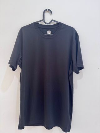 Camisetas  Técnicas Negras Hombre Pack de 5, L