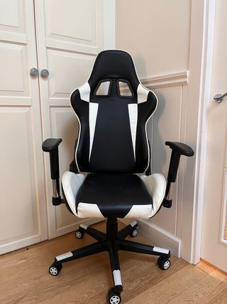 Silla Gaming Negra y Blanca