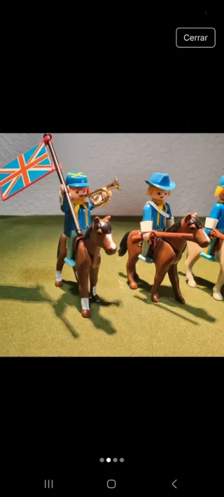Playmobil Nordistas a Caballo