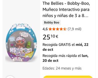 Bellies Bobby Boo y disfraz de Halloween. Original