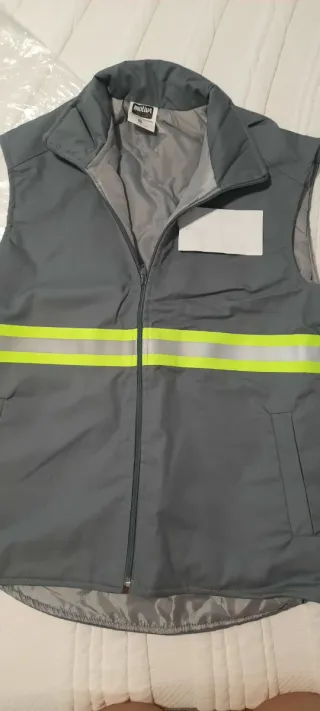 Chaleco de trabajo gris talla S