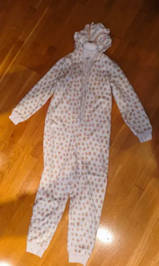 Pijama niña estampado lunares