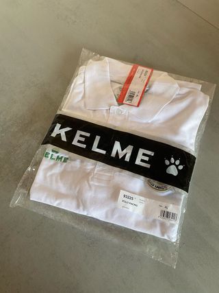 Polo Kelme Racing Santander Blanco Talla XL