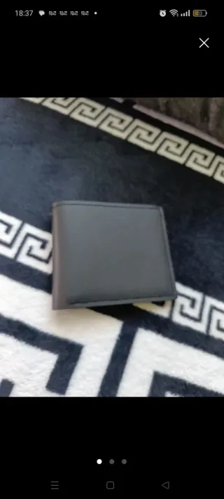 Cartera KINGDUSHI Gris y Marrón y billetera