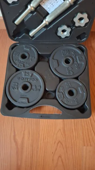 Kit Mancuernas 20kg Decathlon