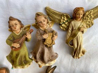 Antiguo Belén Italiano 16 piezas,años 1950/60