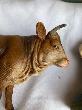 Antiguo Belén Italiano 16 piezas,años 1950/60