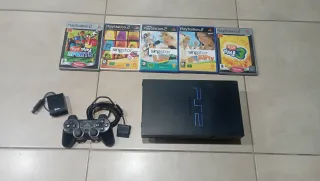 Lote PlayStation 2  con juegos y mando
