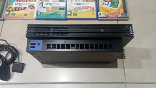 Lote PlayStation 2  con juegos y mando
