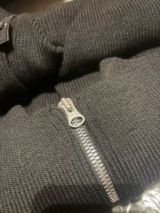 Sudadera Stone Island Negra Cremallera