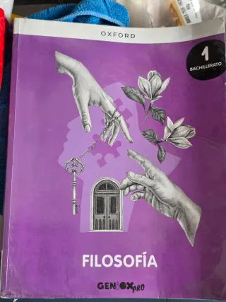 Filosofía 1º Bachillerato. Libro del estudiante...