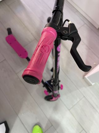 Patín 3 ruedas rosa